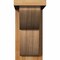 Ekena Millwork Crestline Rough Sawn Corbel w/Backplate, Western Red Cedar, 6"W x 12"D x 12"H COR06X12X12CRE01RWR - alternate 3